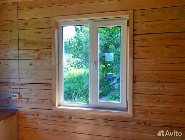 Окна пвх на дачу, окно 2х створчатое, 3х створчато