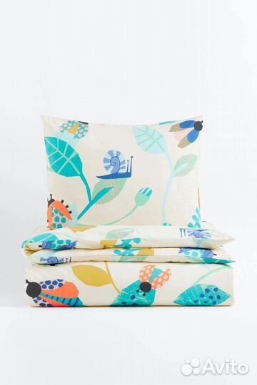 Постельное бельё детское hm/наволочка/пододеяльник