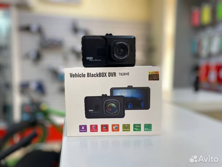 Автомобильный Видеорегистратор mega T626 HE Black