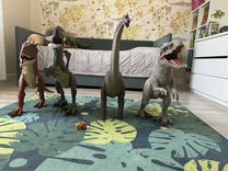 Jurassic world индоминус,брахиозавр,карнотавр, блю