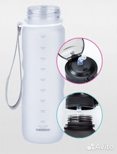 Бутылка для воды 500 мл из Тритана uzspace