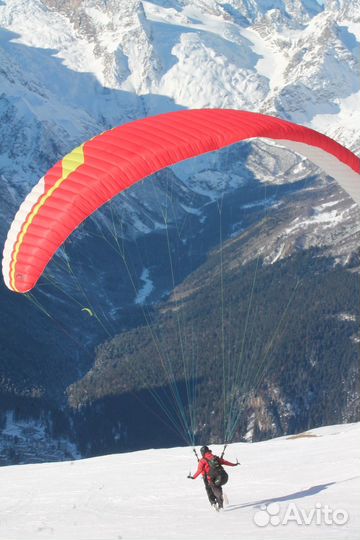 Полеты на параплане в Домбае