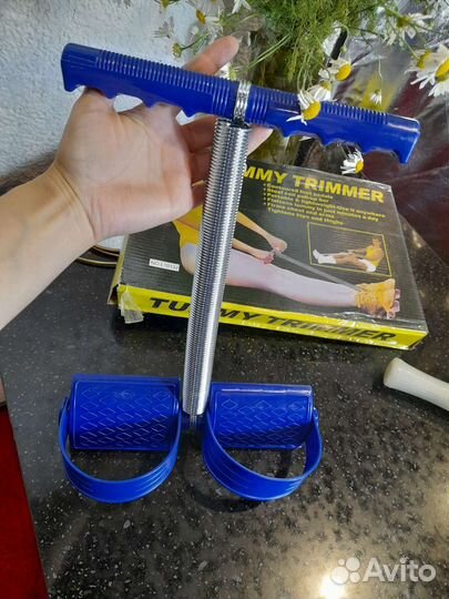 Пружинный эспандер тренажёр Tummy Trimmer