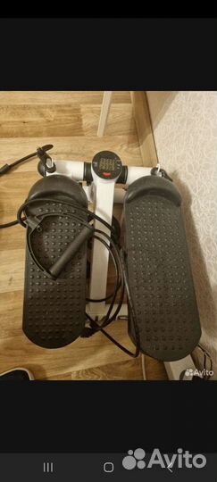 Мини - степпер с эспандерами kenaisi