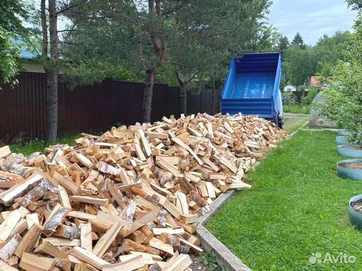 Дрова березовые. Колотые