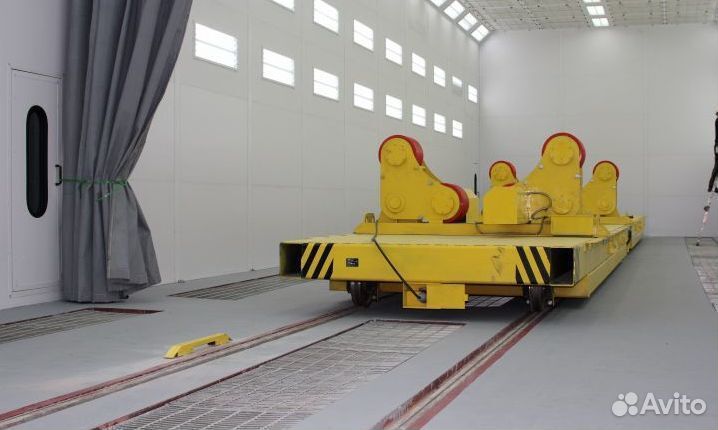 Передаточная тележка на рельсовом ходу для завода