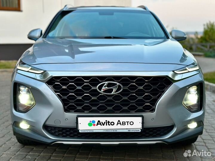 Hyundai Santa Fe 2.2 AT, 2019, 87 000 км