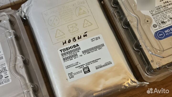 Жёсткий диск 1тб WD Toshiba