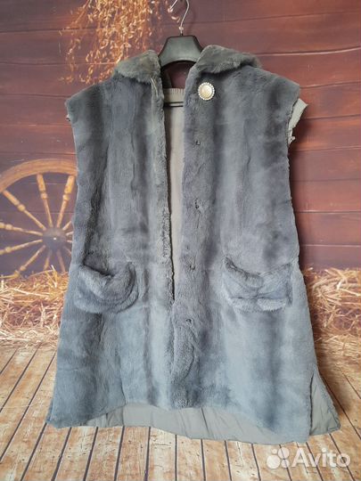 Шуба серая на переделку
