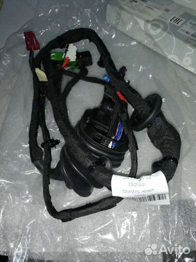 Проводка передней правой двери