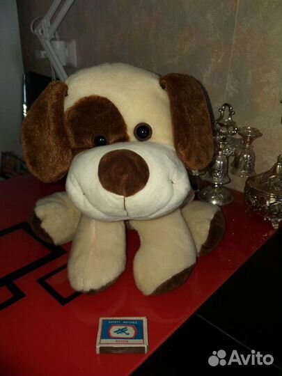 Собачка плюшевая (игрушка полая, для сюрприза, сла