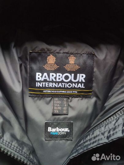 Куртка Barbour B.Intl Valle Quilt Black Embossed