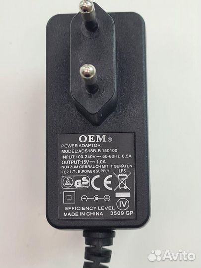 Блок питания ET DC-1510 (15V 1A )