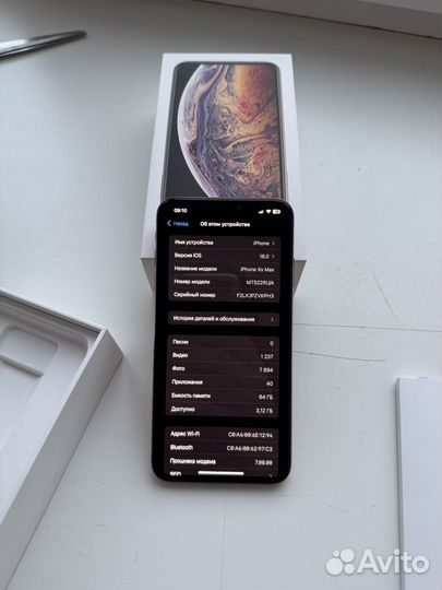 iPhone Xs Max, 64 ГБ