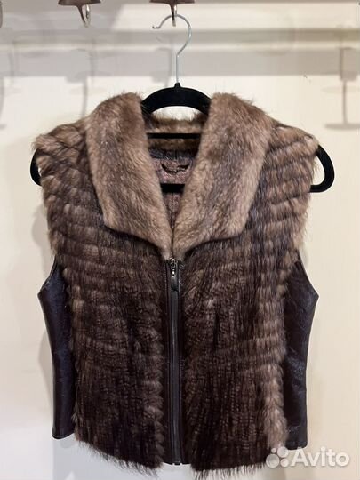 Жилет из бобра