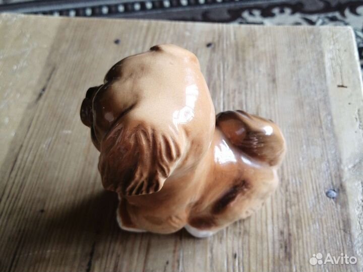 Фарфоровые статуэтки собака лфз