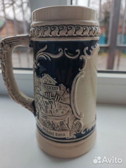 Кружка керамическая пивная