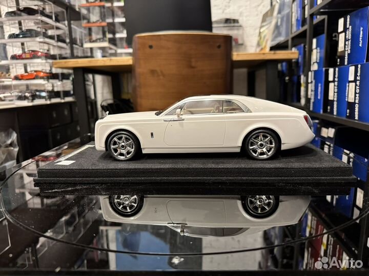 AB & AMA Models Rolls Royce Sweptail белый 1:18