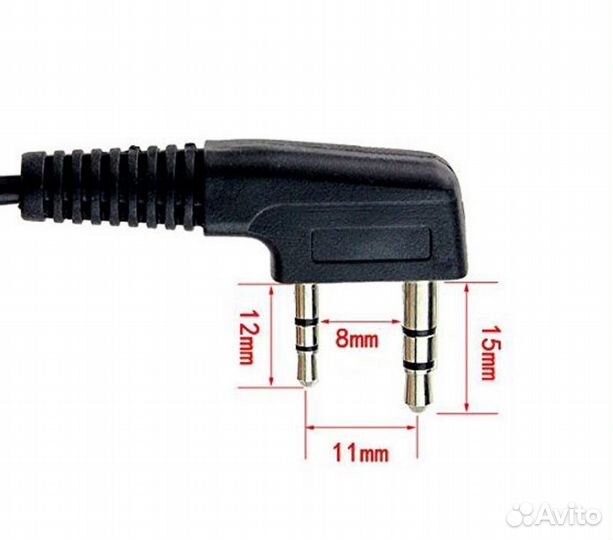 Гарнитура для рации NEW с динамиком под шлем