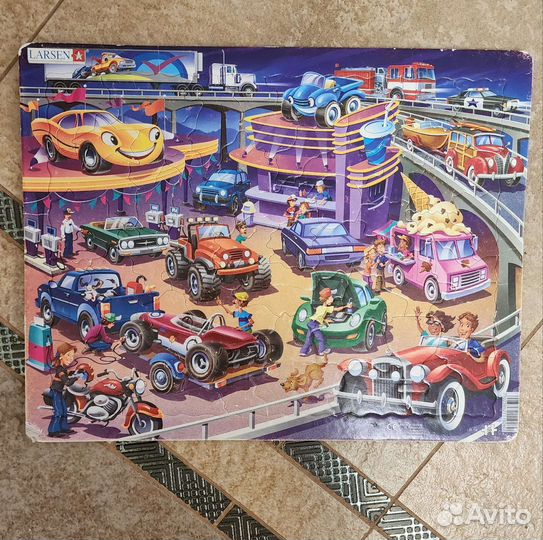 Пазл Ларсен(Larsen) Машины