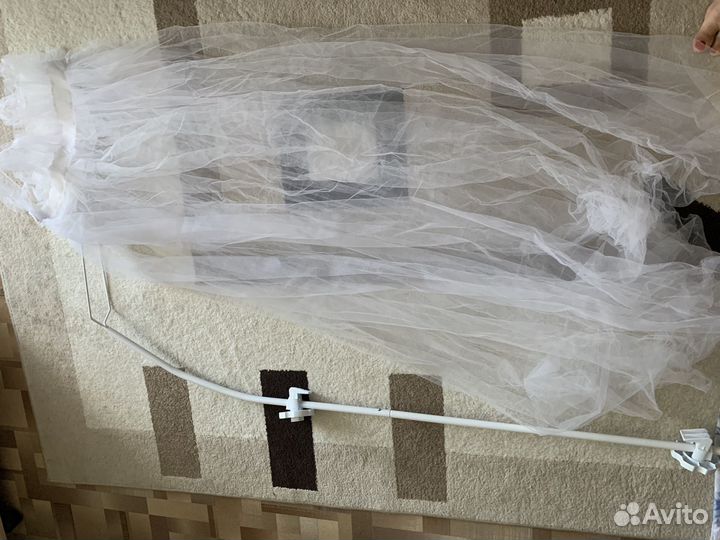 Балдахин в кроватку с держателем