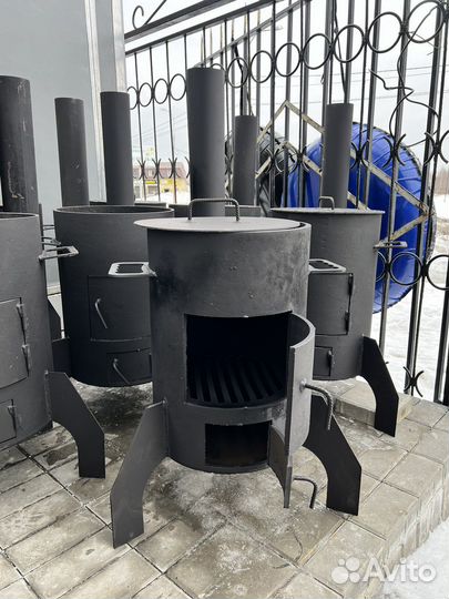 Печь для казана 10 мм
