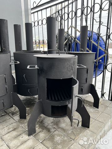 Печь для казана 10 мм