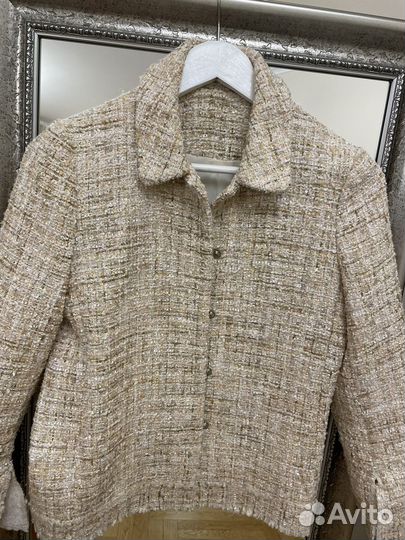 Твидовый пиджак chanel