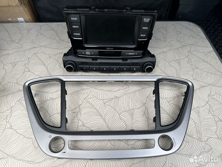 Штатная магнитола hyundai solaris 2