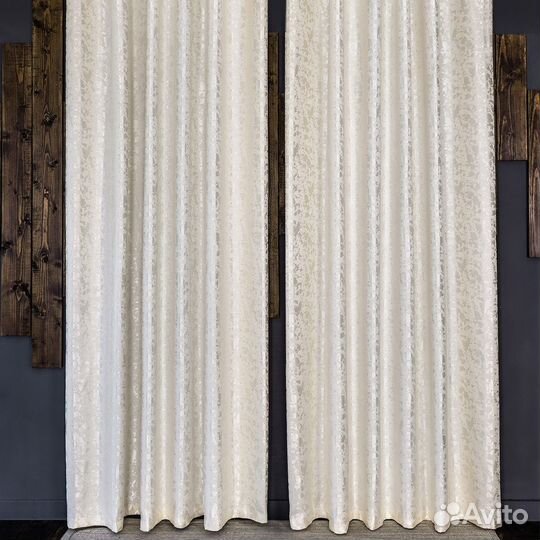 Шторы Версаль Молочный занавески