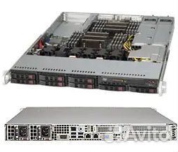 Корпус Supermicro CSE-113AC2-R706WB2 (1U 2*700W)
