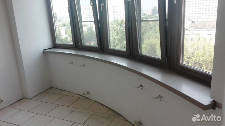 Подоконники.Искусственный камень.Hi-Macs. Tristone