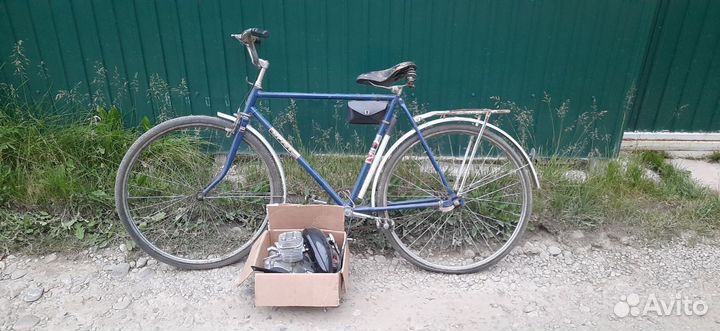 Велосипед Урал с мотором Д80