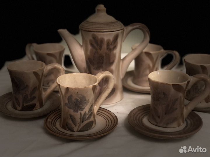 Винтаж Сервиз авторская работа художницы цузмер