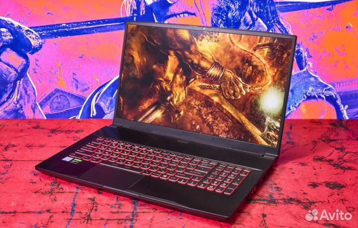 Игровой ноутбук MSI / Core i7 / GTX 1650 / SSD 512