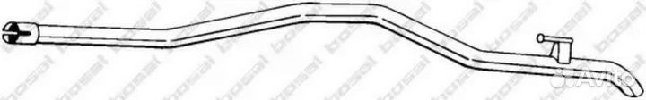 Bosal 950-091 Труба промежуточная