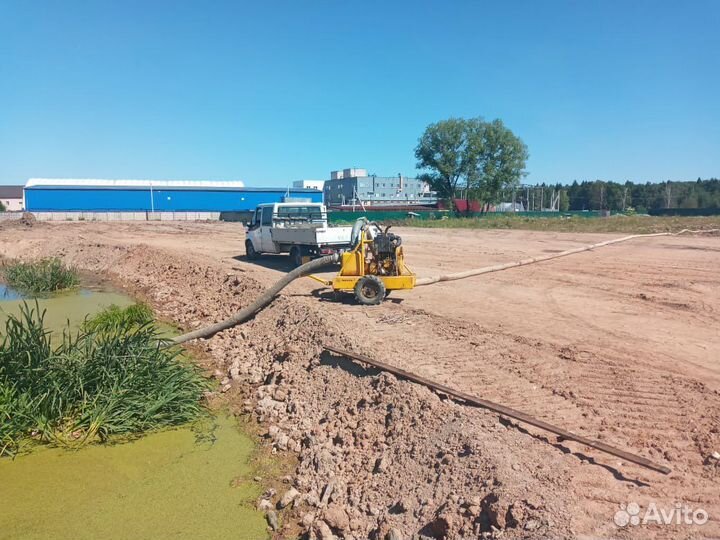 Аренда мотопомпа для грязной воды