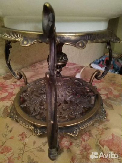 Лампа настольная бронзовая СССР