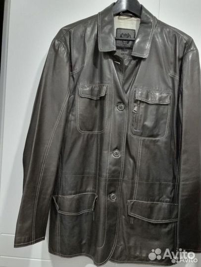 Кожаная куртка мужская