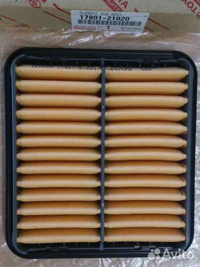 Фильтр воздушный toyota prius 1780121020