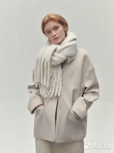 Шарф женский палантин зимний