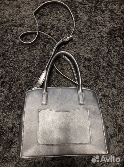 Сумка черная/фурнитура серебро