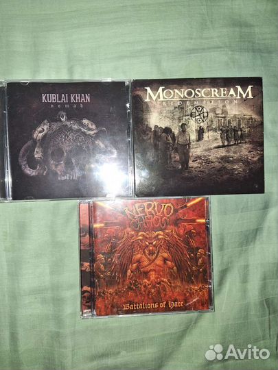 Cd диски Металл. Лицензия. С автографами
