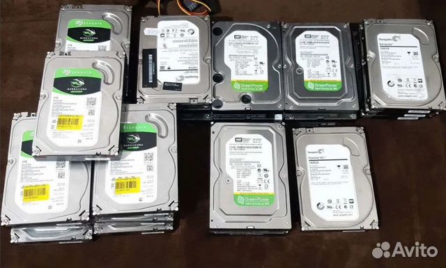 Жесткие диски 10 tb / 8 tb / 4 tb / 2tb / 1tb / 05