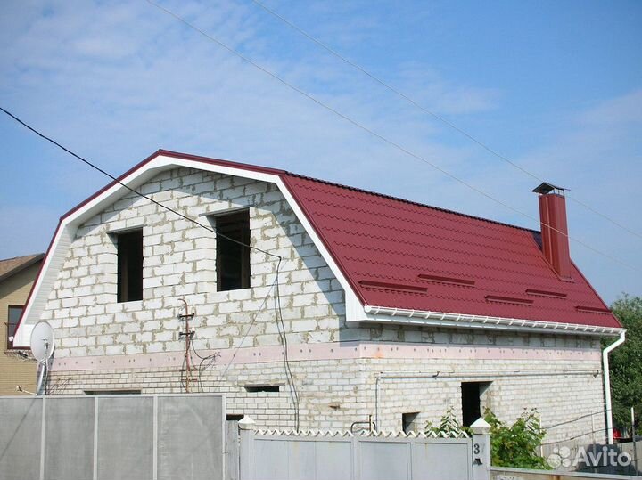 Крыша кровельные работы