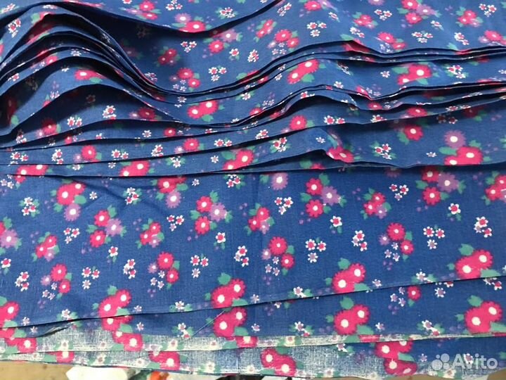 Отрез ткани ситец СССР