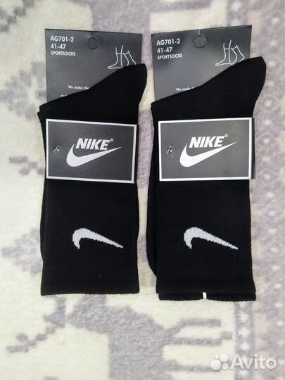 Носки nike высокие