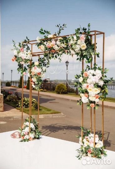 Арка фотозона свадебная