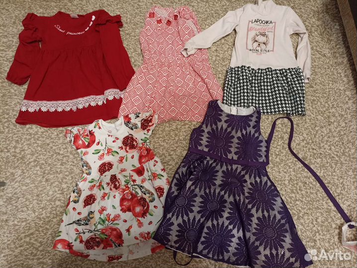 Пакет одежды для девочки 92 98 см