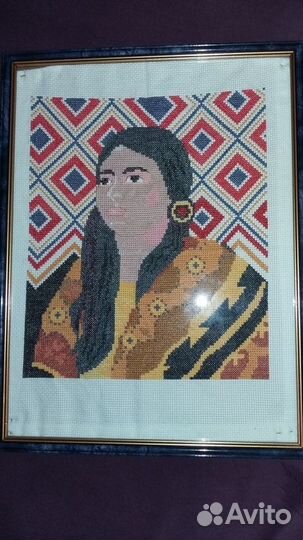 Картина вышитая крестом